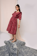 Load image into Gallery viewer, Dor Handblock Printed Dress