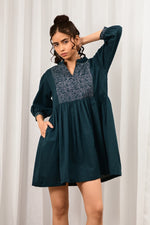 Load image into Gallery viewer, Wafa Handblock Printed Dress