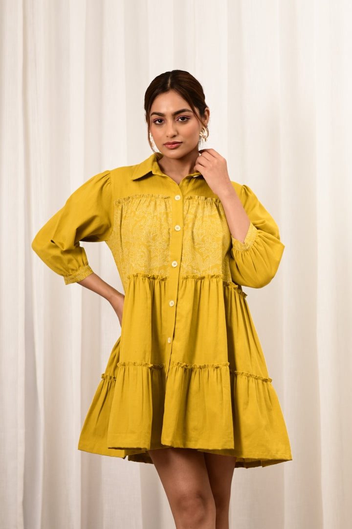 Aanchal Handblock Printed Dress