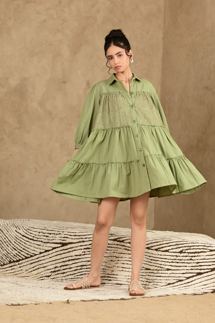 Aanchal Handblock Printed Dress