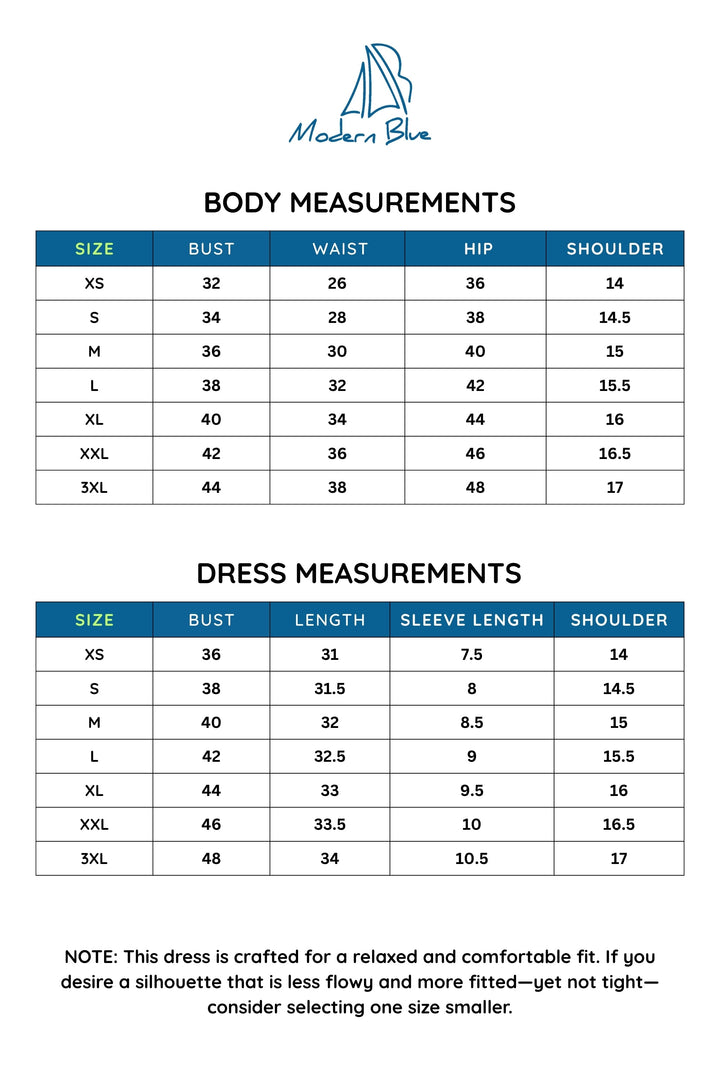 Autumn Ember Short Dress - MODERN BLUE