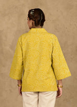 Load image into Gallery viewer, Jazba Handblock Printed Shirt - MODERN BLUE