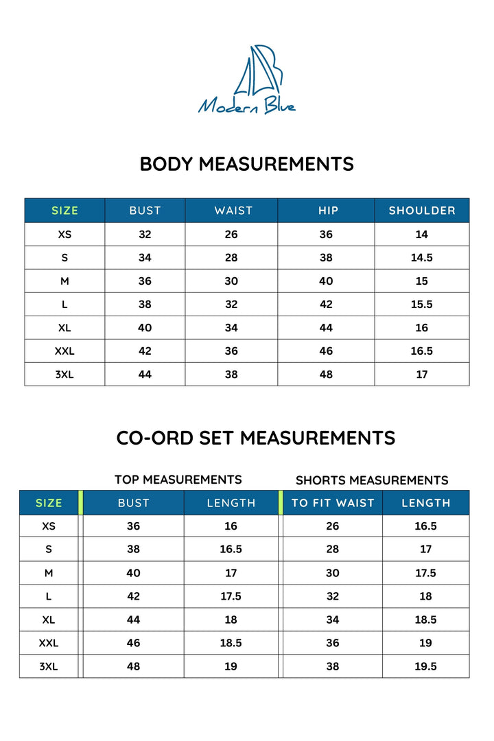 Lemon Zest Co - Ord Set - MODERN BLUE