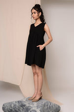 Load image into Gallery viewer, Pehchan Sleeveless Dress - MODERN BLUE