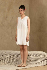 Load image into Gallery viewer, Pehchan Sleeveless Dress - MODERN BLUE