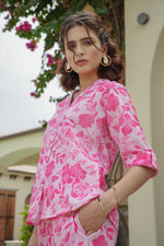 Load image into Gallery viewer, Rosé Reverie Co - ord Set - MODERN BLUE