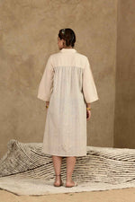 Load image into Gallery viewer, Sukoon Handblock Printed Dress - MODERN BLUE