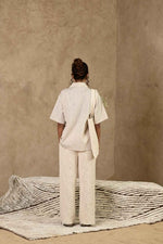 Load image into Gallery viewer, Umeed Handblock Printed Oversized Shirt - MODERN BLUE
