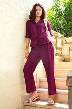 Load image into Gallery viewer, Fine Wine Co-ord Set - MODERN BLUE