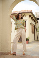 Load image into Gallery viewer, PASTEL POP top with drawstrings - MODERN BLUE