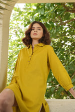 Load image into Gallery viewer, Sunny Day Shirt Dress - MODERN BLUE
