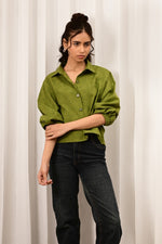 Load image into Gallery viewer, Roohani Oversized Handblock Printed Shacket
