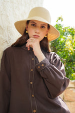 Load image into Gallery viewer, Brown Sugar Shirt - MODERN BLUE
