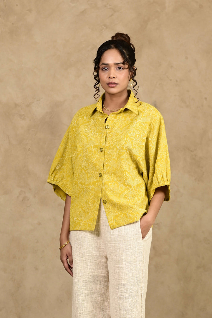 Chahat Oversized Shacket - MODERN BLUE