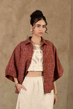 Load image into Gallery viewer, Chahat Oversized Shacket - MODERN BLUE
