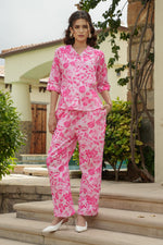 Load image into Gallery viewer, Rosé Reverie Co - ord Set - MODERN BLUE
