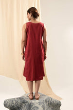 Load image into Gallery viewer, Sutra Paneled Sleeveless Dress - MODERN BLUE

