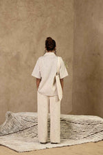 Load image into Gallery viewer, Umeed Handblock Printed Oversized Shirt - MODERN BLUE
