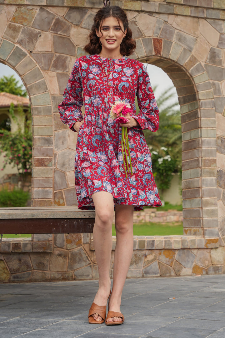 Scarlett Blossom Dress - MODERN BLUE